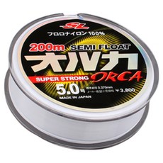 오르카 슈퍼스트롱 바다원줄 후로로나일론 세미플로팅 낚시줄