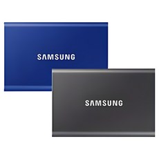 삼성전자 외장SSD 외장하드 포터블 T7, 블루 + 파우치 + 실리콘케이스 (색상랜덤), 1TB 블루 + 파우치 + 실리콘케이스 (색상랜덤), 1TB