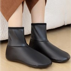 딜헤븐 수족냉증 융털 인조가죽 보온 양말