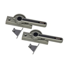 toolkick 대형 창문 크리센트 고리 창문 걸쇠 베란다 창문 잠금장치 양방향 크리센트, 2개