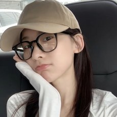 오브젝티브 블루라이트 UV 차단 투명 안경 뿔테