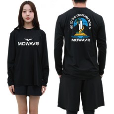 [국내제작]모와비 남여공용 루즈핏 커플 오버핏 수영복 체형커버 빅사이즈 비치웨어 서핑 아일랜드 래쉬가드