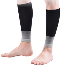 Arsel J&B 戶外運動籃球登山小腿壓力帶 灰色, 2個