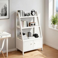 A형 거실 진열장 수납 진열대 사물함 철제 거실 선반 3단 진열장 600 베란다수납장, 흰색