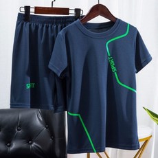 청소년 트레이닝 세트 여름 스포츠 운동복 츄리닝 WI086SET