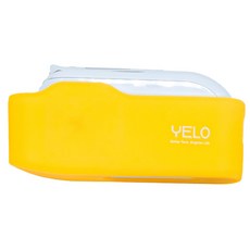 YELO 브라운 체온계 야광 실리콘 케이스, 옐로우, 1개