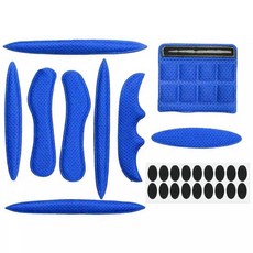 아띠꼴로 자전거 싸이클 헬멧 패드 보호대 스펀지 내피 세트, 블루, 2개