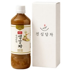 진심담차 국내산 꿀 생강차 생강청 착즙 무설탕 환절기 면역력 건강차, 1개, 1개입, 600g