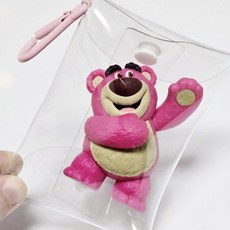 fformme 가챠 파우치 투명 PVC 2size 키링 미니어쳐 피규어 가챠즈메 보관