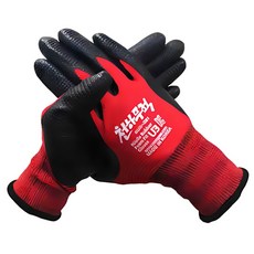 천하무적 니트릴 폼 U3 장갑 B급(색상랜덤), 10개, B급 U3 레드 S