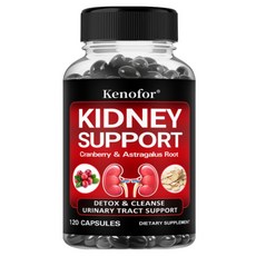 신장지원 보충제 간 청정 해독 신장 및 비뇨기 계통 건강 지원 면역력 증진, 3개, 120회분