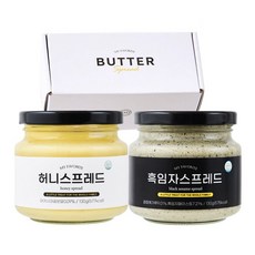 프프프 버터 스프레드 2개 선물 패키지 (허니+흑임자)