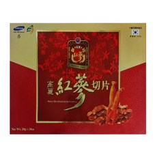 고려홍삼절편 국산100% 선물용, 10개, 20g