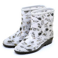 금해 국내산 울트라 투명 여자 반장화