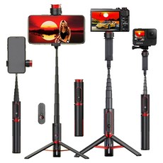 1위 스마트 카메라 삼각대 SK900 셀카봉 캠코더 액션캠 삼각대 무선 블루투스 리모컨 홀더 휴대폰 핸드폰 스마트폰 삼각대 거치대 애플 아이폰 삼성 갤럭시 스마트폰 카메라삼각대, 1개