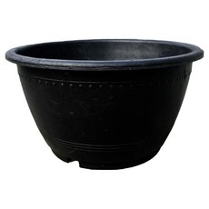 원형 블루베리 고무화분 다라이 분갈이 고강도 텃밭 베란다 주말농장 화분, 1개, 블랙 PE고무화분