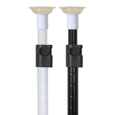 【居家cheaper】配件類 二代配件專用款 微系統頂天立地 (收納架/鐵架配件/伸縮鐵管), 1個, 1節伸縮內管/78CM/兩支組,亮面烤漆白