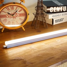 더쎈 LED T5 간접조명 에코 간접등 슬림 형광등 일자등 플리커프리 DS, 900mm/14W/주백색