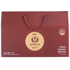 금산 삼마이스터 6년근 100% 홍삼진액 원액 홍삼액 즙 선물세트, 1개, 2.4L