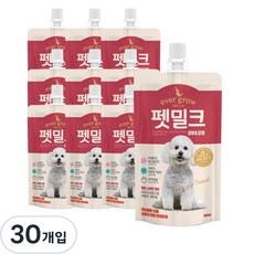 에버그로 강아지 펫밀크, 피부&모발, 150ml, 30개