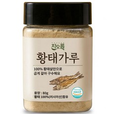 [차오름]황태살100% 황태가루 무첨가 haccp 러시아, 3개, 80g