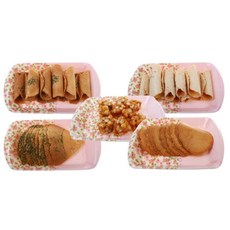 종합전병과자 세트 센베이 오란다 맛도라 전통과자 옛날과자, 1개, 750g