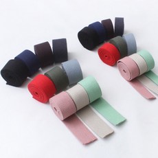 짱패브릭 면웨이빙끈 20 25 30mm / 웨빙, 25mm인디블루, 1개