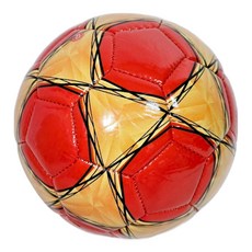 미니축구공 2호볼 샤크 스킬볼 어린이 아동 축구공 주니어 놀이공, 1개, 레드+골드