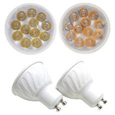 디밍 LED MR16 GU10 램프 8W 고효율 할로겐 밝기조절 안정기내장형 RED, 주광색, 1개