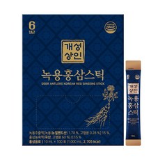 개성상인 녹용 홍삼 스틱 + 쇼핑백, 300ml, 5세트