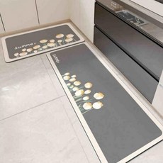 국민발매트 3세대 2종세트 빨아쓰는 소프트 규조토 주방매트, 02.데이지