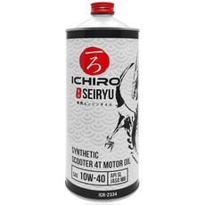 이치로 세이류 10W40 50% 합성유 오토바이 스쿠터전용 엔진오일, 1개, SEIRYU 10W40