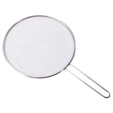 스텐레스 기름 튐 방지 후라이팬 망 29cm / 덮개 뚜껑 생선구이 튀김요리, 1개
