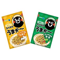 우라시마 쿠마몬 후리가케 2종세트(계란 야채), 1세트, 25g