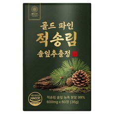 도쿄메타 골드 더 파인 적송림 솔잎 추출물 정 국내산 100% 식약청 인증 프리미엄 농축액, 1개, 60정