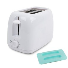 바쁜아침 간단하게! 키친아트 토스터 KAT-7755 넓은투입구 전용뚜껑 깔끔화이트