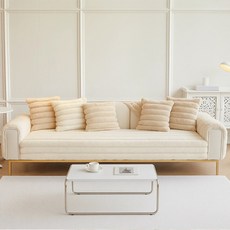 LareinaT 극세사 쇼파패드 겨울 토끼털 소파패드 논슬립 소파 패드