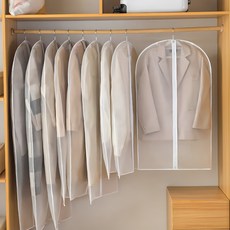 1+1 반투명 옷 커버 지퍼형 60X140cm, 2개, 1개입