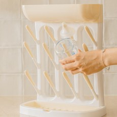 코오낸내 젖병 건조대 보관함 마카롱옐로우, 옐로우