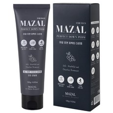 마잘 저자극 비건 셀프 다운펌 120g + 펌브러쉬 + 장갑 + 집게 + 파마지, 1개, 120ml, 세트 1개