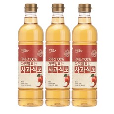 생생초 자연발효한 사과식초, 800ml, 3개