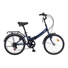 스마트 콤마 20 2026년 스틸 미니벨로 접이식 자전거, 1개, 160cm, 블루블랙 미조립