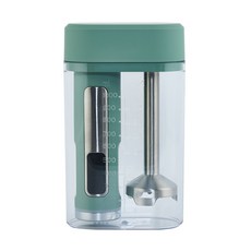 [독일브랜드] 무선 핸드블렌더 도깨비방망이 1L 믹서기 이유식 만들기 마늘 다지기 스텐 8단조절 USB충전 생크림 휘핑 거품기 과일 주스 스무디 머랭 캠핑 요리, 민트