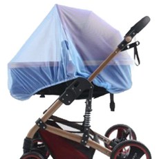 J Stand By Me 嬰兒車專用防蚊網, 拉鍊藍色, 1個