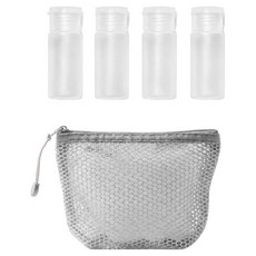 데이로움 여행용 공병 파우치 세트, 4개, 30ml