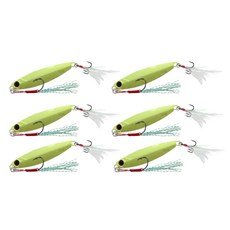 회우위드마켓 프르미엄 uv발광 메탈지그 15g~80g, 5개, 25g, UV 발광