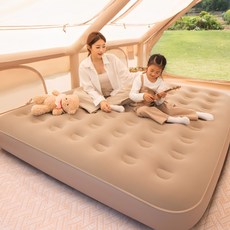 레치 캠핑 실내 겸용 내장 펌프 원터치 에어 침대