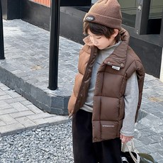 하랑데이 키즈 패딩 조끼 110-150