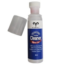 탁구 러버 크리너 하말스폰지클리너 일체형클리너 탁구채 관리용품, 2개, 80ml