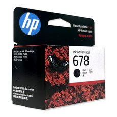 HP 678 정품잉크, 검정(CZ107AA), 1개